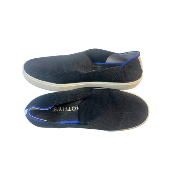 Rothy's The Original Slip On Sneakers in Black Size 8 - Picture 3 of 5